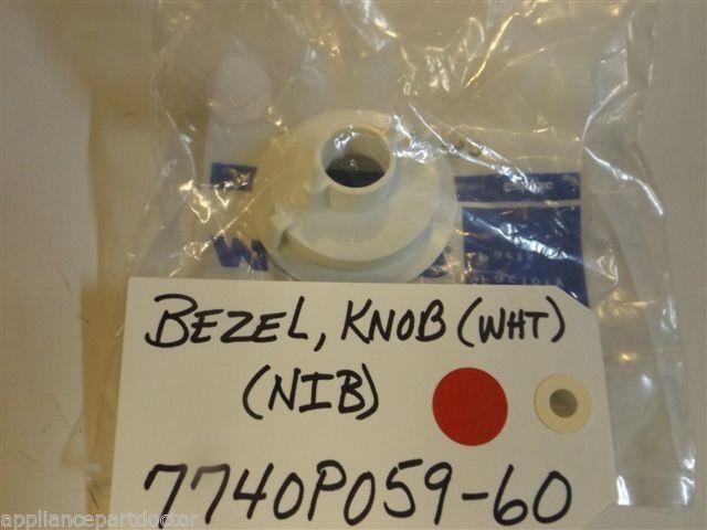 Maytag Jenn Air Stove 7740P059-60 Bezel, Knob (wht) NEW IN BOX Maytag Jenn Air Stove 7740P059-60 Bezel, Knob (wht) NEW IN BOX